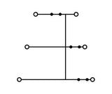 WAGO Reihenklemme 3Etagen 2kl gr 24A Serie 870 870-556 TS35