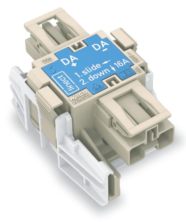 WAGO Gerätebuchse 3p ger Einb/steck 250V Serie 770 770-7102 Federzug 25A 4qmm