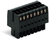WAGO Klemmleiste 0,08-1,5qmm 10A 16p sw Serie 713 713-1108 Thermopl 3,5mm