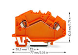 WAGO Reihenklemme 0,08-2,5qmm 1Etage 2kl Serie 780 780-602 or 24A TS35