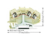 WAGO Schutzleiter-Reihenklemme ws 1Etage Serie 780 780-640 0,08-2,5qmm TS35