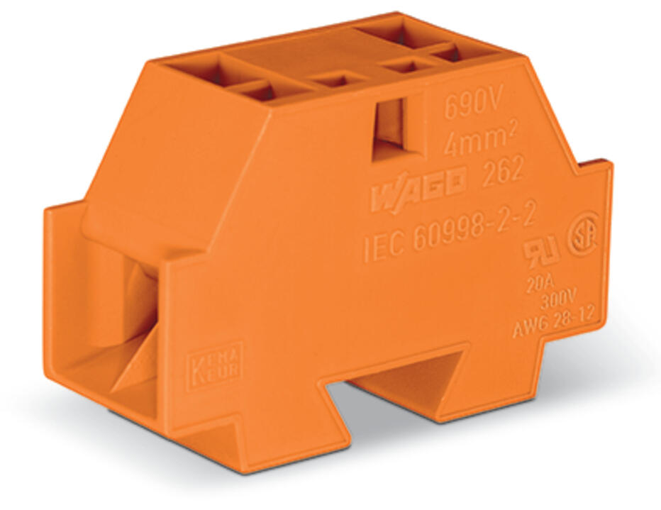 WAGO Klemmleiste 0,08-4qmm 32A 1p 12mm Serie 262 262-356 Thermopl or Federzug