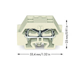 WAGO Klemmleiste 0,5-4qmm 30A 1p 12mm Serie 262 262-280 Thermopl lgr Federzug