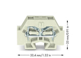 WAGO Klemmleiste 0,5-4qmm 30A 1p 12mm Serie 262 262-281 Thermopl lgr Federzug
