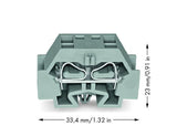 WAGO Klemmleiste 0,08-4qmm 32A 1p 12mm Serie 262 262-341 Thermopl gr Federzug