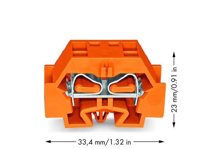 WAGO Klemmleiste 0,08-4qmm 32A 1p 12mm Serie 262 262-346 Thermopl or Federzug