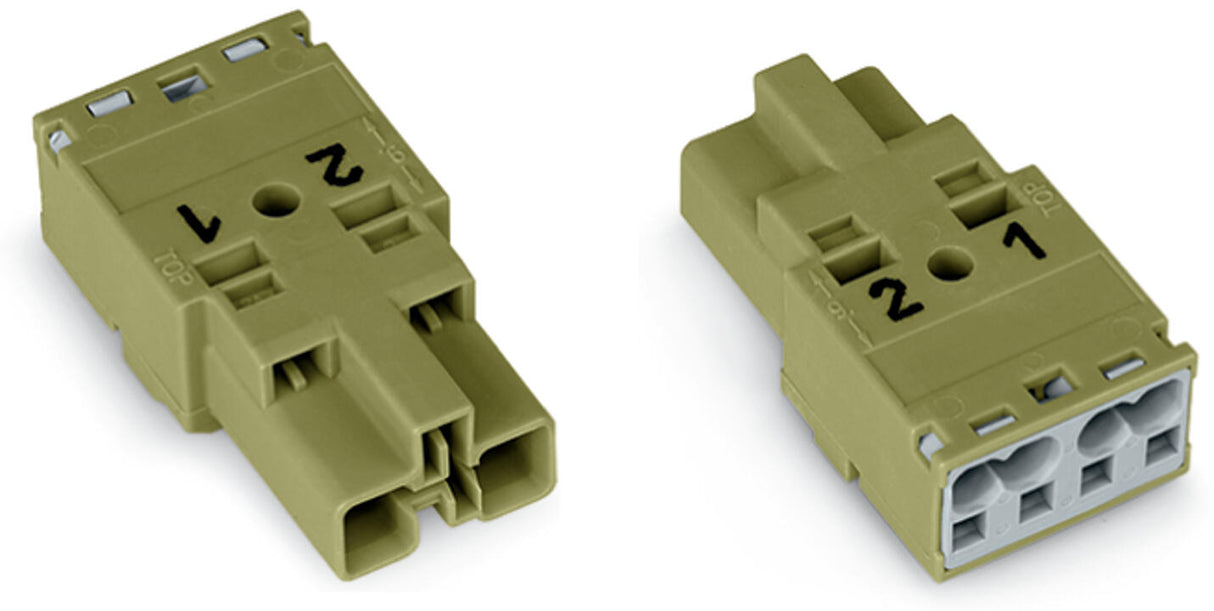 WAGO Steckverbinder Gebäude Stecker 2p Serie 770 770-272 Federzug 250V 25A