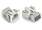 WAGO Gerätestecker 4p ger Snap/schraub Serie 890 890-734 Federzug 400V 16A hfr