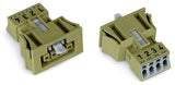 WAGO Gerätebuchse 4p ger Snap/schraub Serie 890 890-764/071-000 Federzug 400V