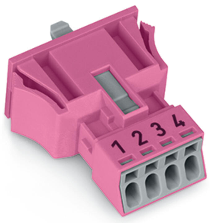 WAGO Gerätebuchse 4p ger Snap/schraub Serie 890 890-784 Federzug 400V 16A hfr