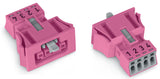 WAGO Gerätebuchse 4p ger Snap/schraub Serie 890 890-784/081-000 Federzug 400V
