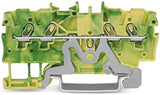 WAGO Schutzleiter-Reihenklemme gn/ge Serie 2000 2000-1407 0,14-1,5qmm 1Etage
