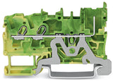 WAGO Schutzleiter-Reihenklemme 0,25-4qmm Serie 2022 2022-1307 gn/ge 1Etage TS35