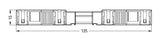 WAGO Steckverbinder Gebäude Stecker 3p Serie 770 770-133 Federzug 250V 25A