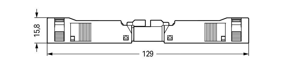 WAGO Steckverbinder Gebäude Buchse 5p Serie 890 890-105 Federzug 400V 13A