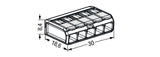 WAGO Steckklemme 5f 450V 32A 0,14-4qmm Serie 221 221-485 m.BetätiHebel