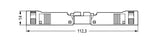 WAGO Steckverbinder Gebäude Stecker 3p Serie 890 890-133 Federzug 250V 16A