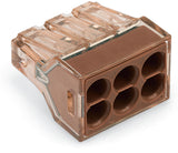 WAGO Steckklemme 6f 400V 32A 1,5-4qmm br 773-606 f.Massivleit
