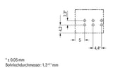 WAGO Steckverbinder Gebäude Stecker 3p Serie 890 890-853/011-000 Federzug 250V