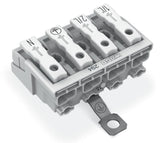WAGO Klemmleiste 0,5-2,5qmm 24A 4p 40mm Serie 294 294-4424 Thermopl ws Federzug