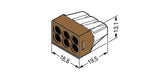 WAGO Steckklemme 6f 400V 32A 1,5-4qmm br 773-606 f.Massivleit