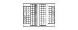 WAGO Übergabemodul 36p 125V 1A Federzug Serie 289 289-671 Steckanschl TS35