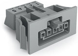 WAGO Gerätebuchse 5p ger Snap/schraub Serie 890 890-745/060-000 Federzug 400V