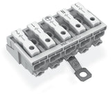 WAGO Klemmleiste 0,5-2,5qmm 24A 5p 50mm Serie 294 294-4455 Thermopl ws Federzug