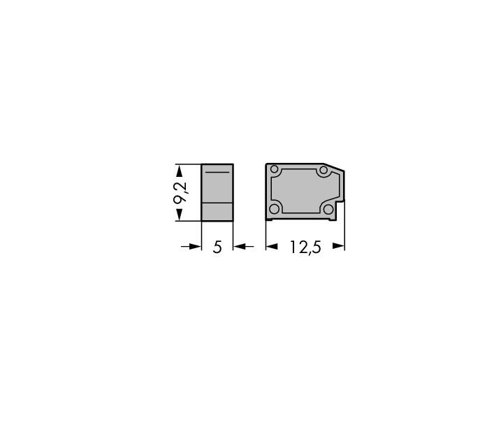 WAGO Rastbefestigung Serie 235 235-701