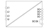 WAGO Gleichstromversorgung 23-28,5V 40A Serie 787 787-1644 320-575VUC 7TE IP20