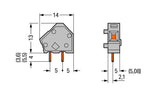 WAGO Printklemme 1f 1re dgr RM=5,08 Serie 236 236-742 Federzug/Löt
