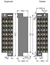 WAGO Durchführungsklemme 10A 0,08-1,5qmm Serie 726 726-770 32p Federzug