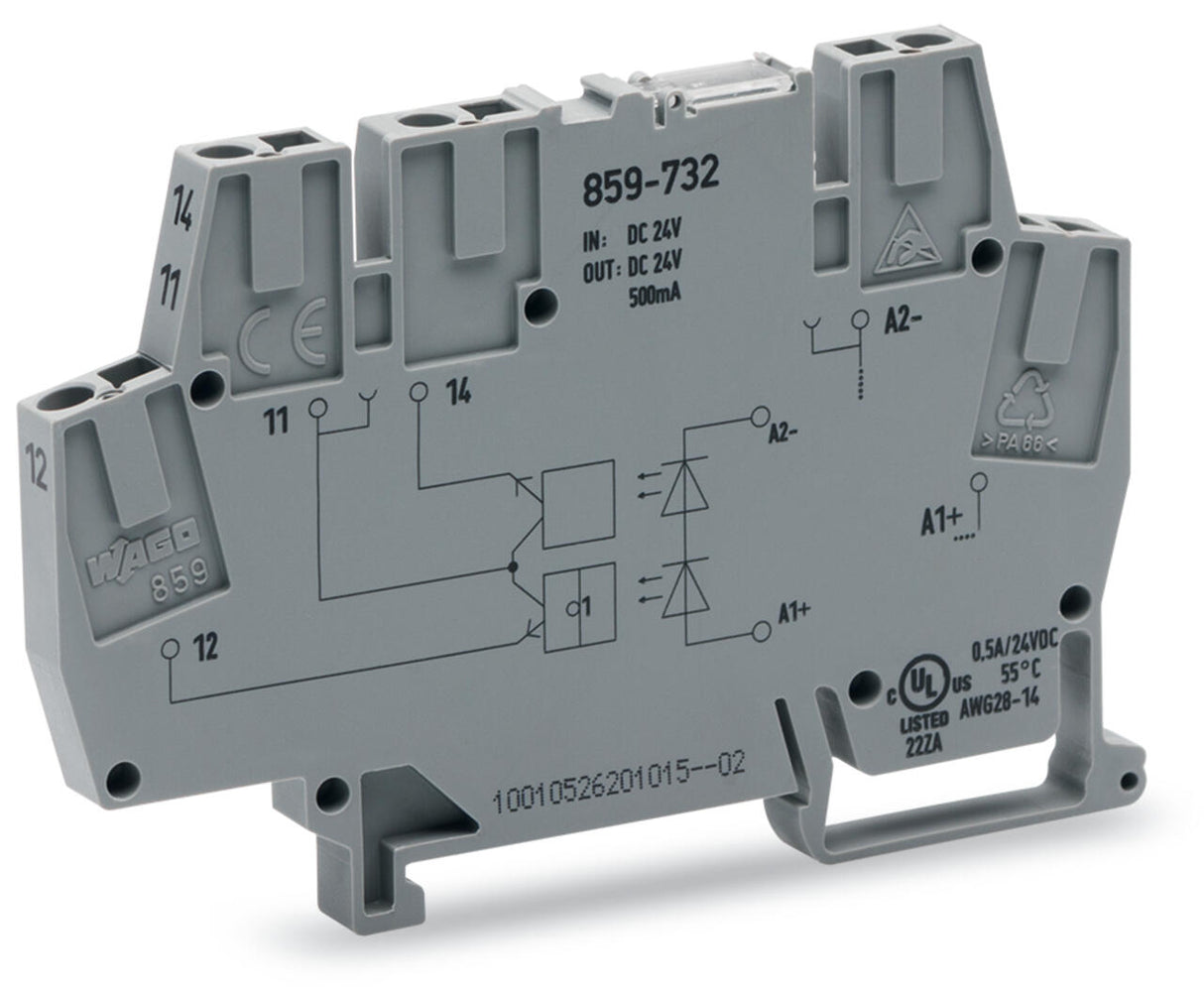 WAGO Optokoppler 24V 0,5A Serie 859 859-732