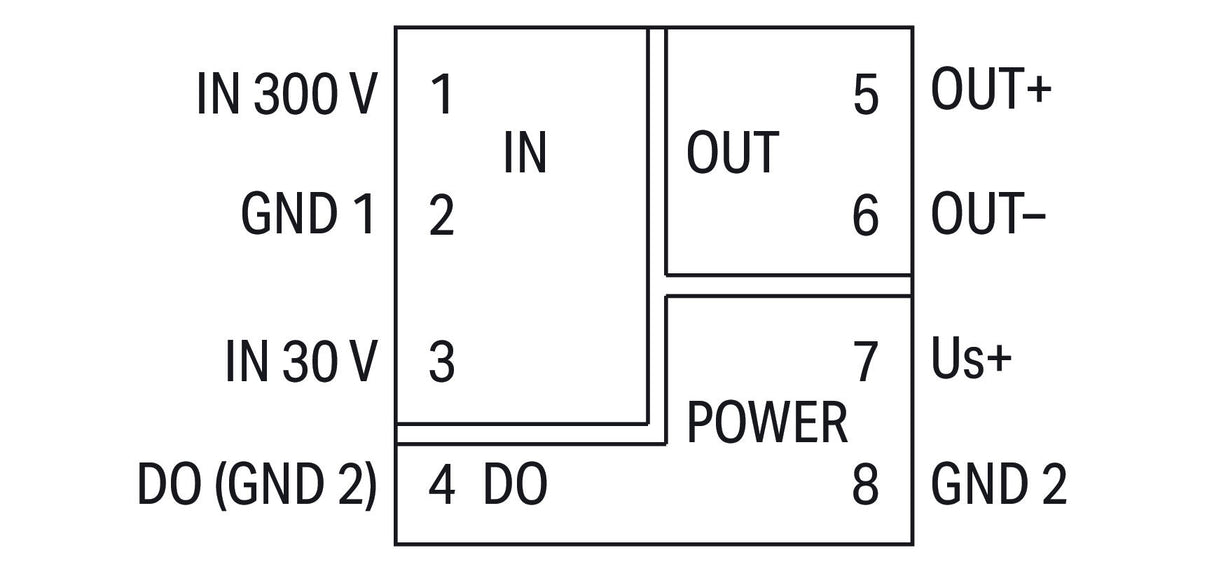 WAGO Spannungsmessumformer 30-300V 100Hz Serie 857 857-560 0-10V TS35