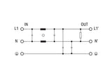 WAGO Netzfilter 1p 50-60Hz 250V IP20 10A Serie 787 787-980 Funk-Entstör