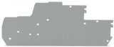 WAGO Abschl/Zwischenplatte rastb gr Serie 870 870-1148