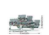 WAGO Reihenklemme 2Etagen 3kl gr 16A Serie 870 870-1131 TS35