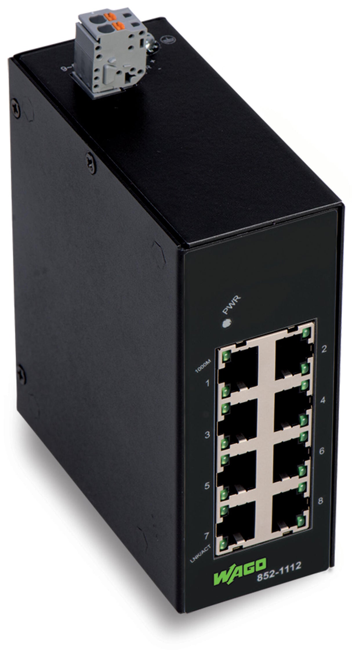 WAGO Switch Hutschiene 8x10/100/1000Mbps 852-1112/000-001