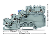 WAGO Initiator/Aktor-Klemme 4Etagen NPN Serie 2000 2000-5410/1101-951 0,14-1,5qm