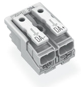WAGO Klemmleiste 0,5-2,5qmm 24A 2p 20mm Serie 294 294-4032 Thermopl ws Federzug