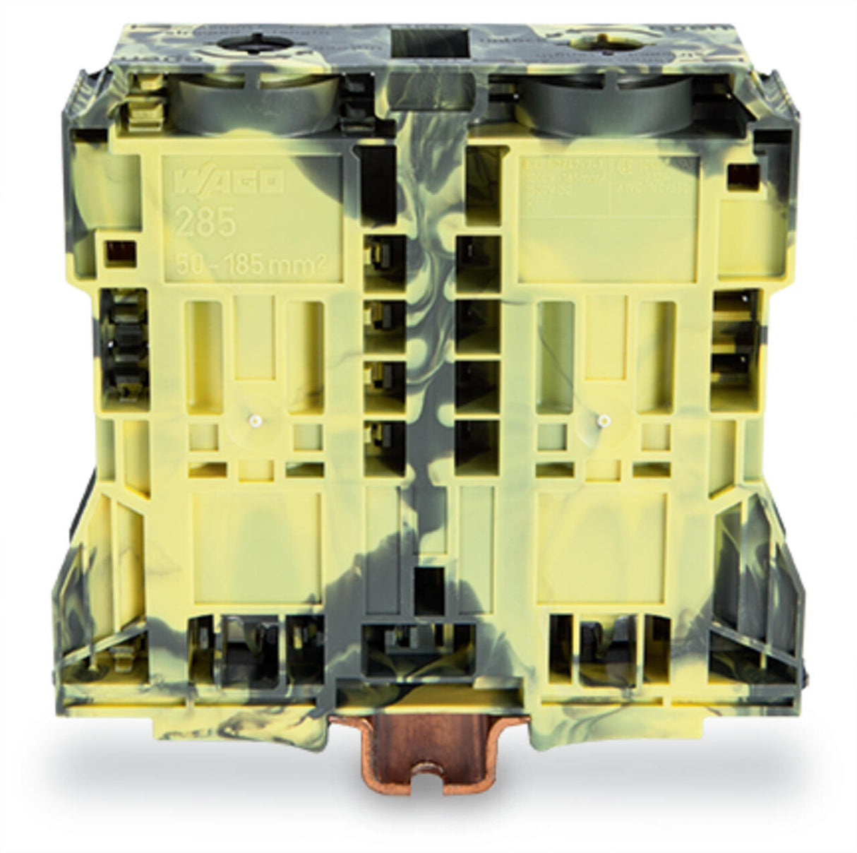 WAGO Reihenklemme 50-185qmm 1Etage 2kl Serie 285 285-1181 mehrf 353A TS35