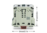 WAGO Reihenklemme 1Etage 2kl gr 150A Serie 285 285-950 TS35