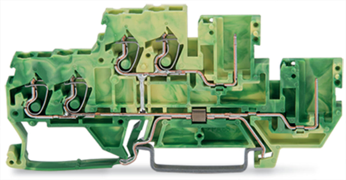 WAGO Schutzleiter-Reihenklemme gn/ge Serie 870 870-1137 0,08-2,5qmm 2Etagen