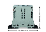WAGO Reihenklemme 25-95qmm 1Etage 2kl gr 285-181 150A TS35