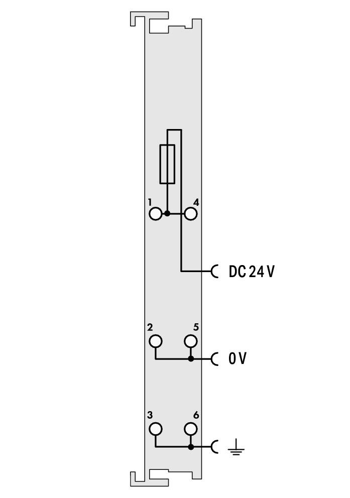 WAGO Einspeise-/Segmentmodul DC 24V 750-610/040-000