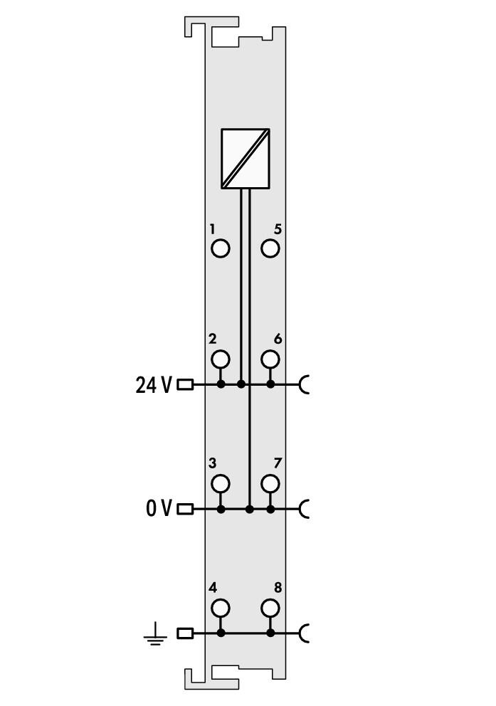 WAGO Einspeise-/Segmentmodul DC 24V 750-624/040-000