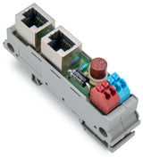WAGO Übergabemodul 4p 48V 1,5A Federzug Serie 289 289-196 RJ45 85x20,5x51mm