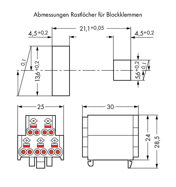 WAGO Steckklemme 10f 400V 24A 0,5-2,5qmm Serie 272 272-122/014-000 ws