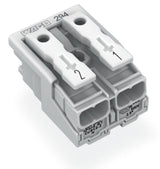 WAGO Klemmleiste 0,5-2,5qmm 24A 2p 20mm Serie 294 294-4042 Thermopl ws Federzug