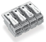 WAGO Klemmleiste 0,5-2,5qmm 24A 4p 40mm Serie 294 294-4014 Thermopl ws Federzug